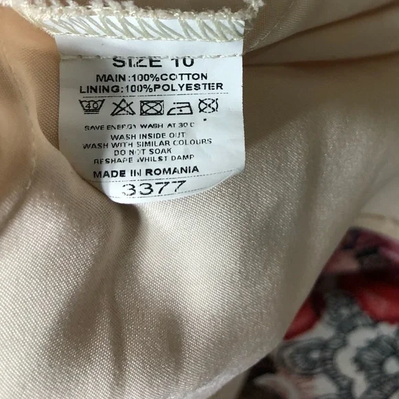 Lady vintage floral dress retro rockabilly made in Romania - Picture 16 of 16